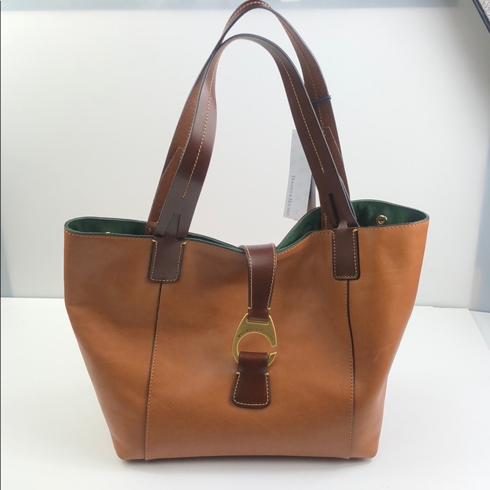Rooney and Bourke East West Shopper Leather Bag